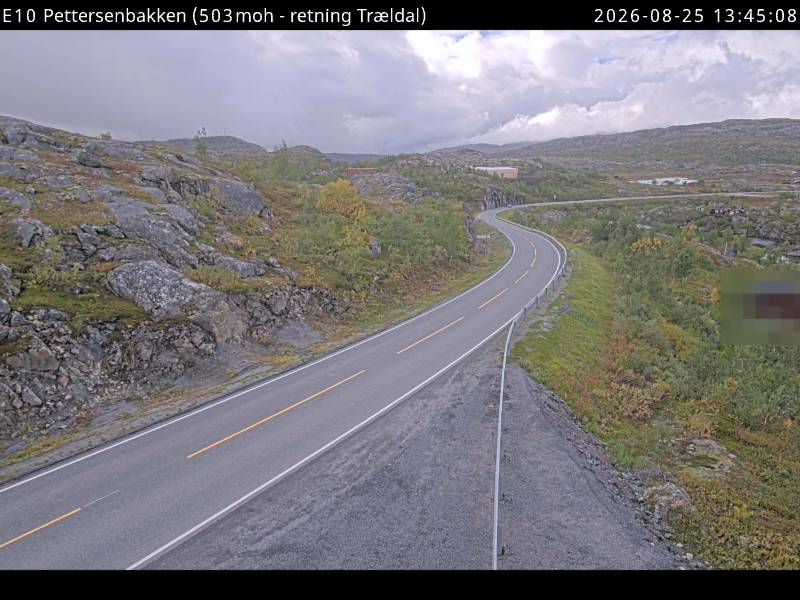 Pettersenbakken, retning Trældal