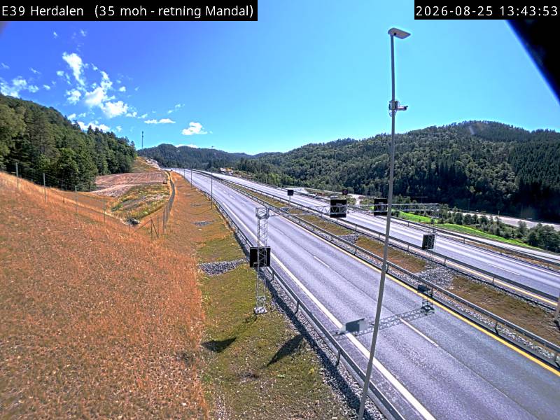 Herdalen, retning Mandal