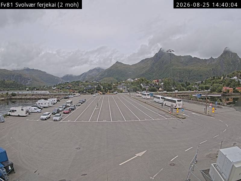 Svolvær ferjekai, retning ferjekaien
