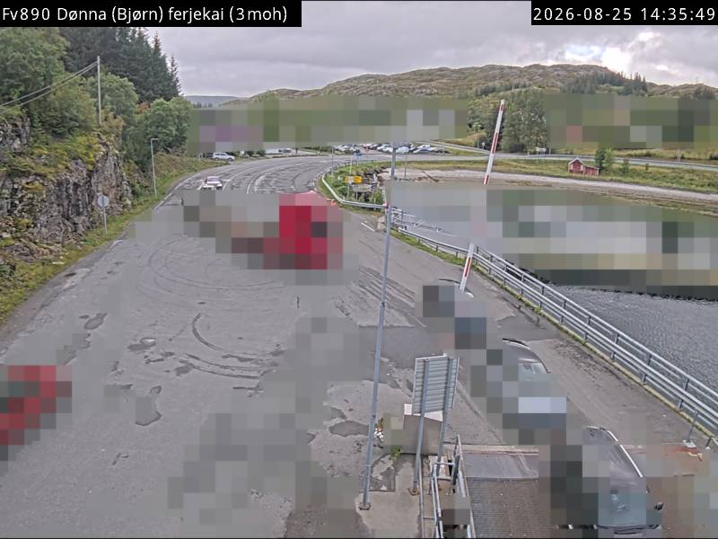 Dønna (Bjørn) ferjekai, retning Dønna