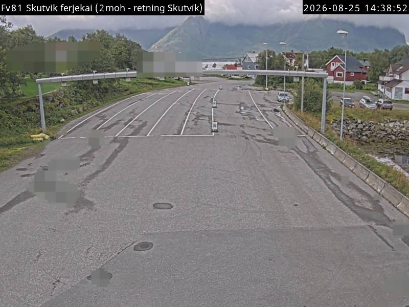 Skutvik ferjekai, retning Skutvik