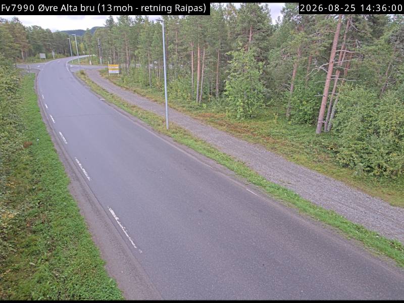 Øvre Alta Bru 2, retning Mot Alta elva