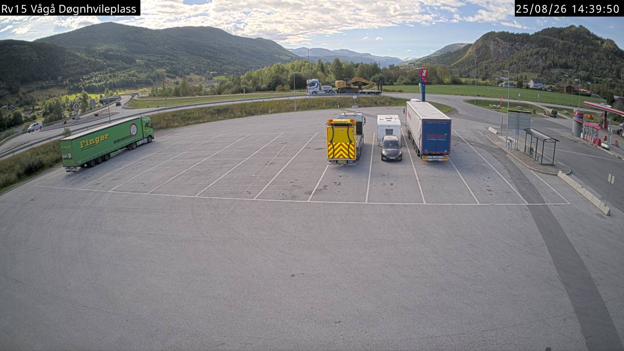 Vågå Døgnhvileplass, retning uten retningsbeskrivelse